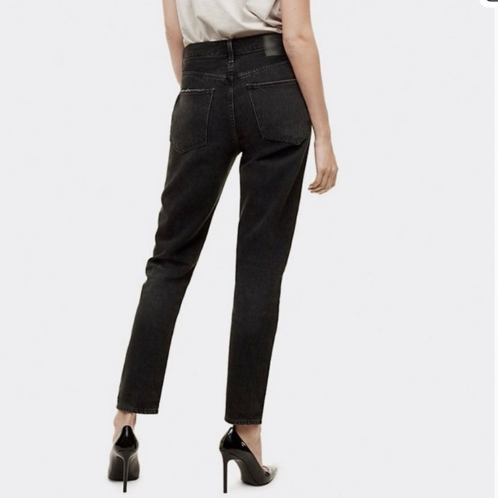 Aritzia Talula x Agolde High-Rise Taper Jeans – Washed Black – Size 26